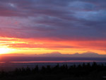 Alaska Range sunset