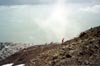 Runners ascending Mt. Marathon